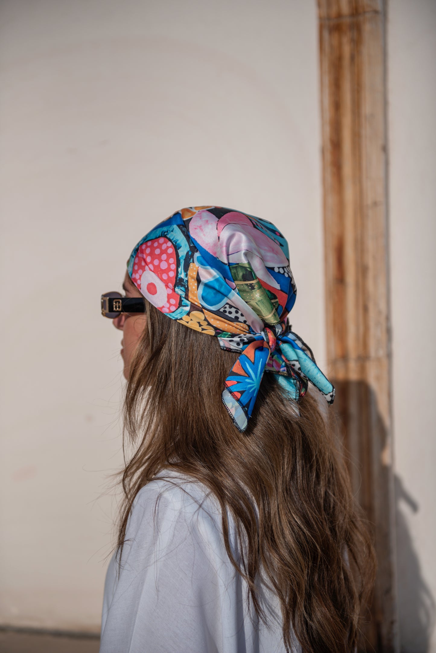 Chiffon raw Hair Scarf