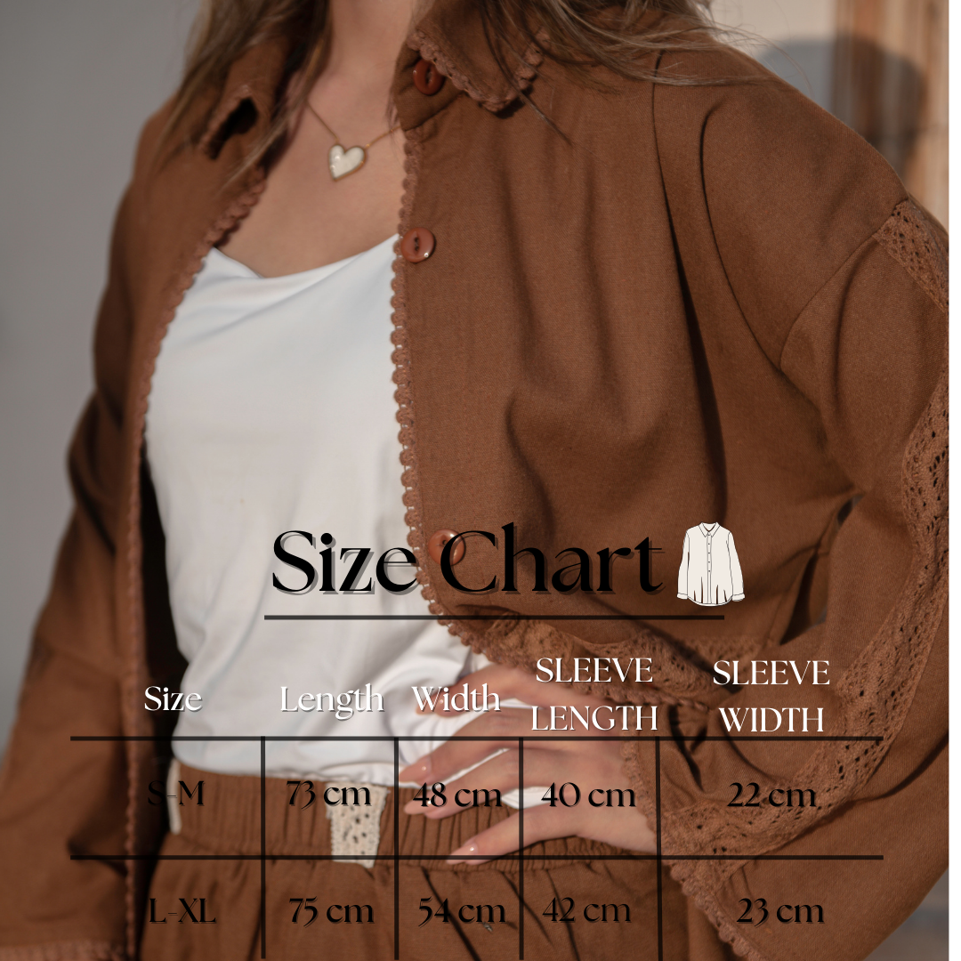 Brown Pure Linen Blouse