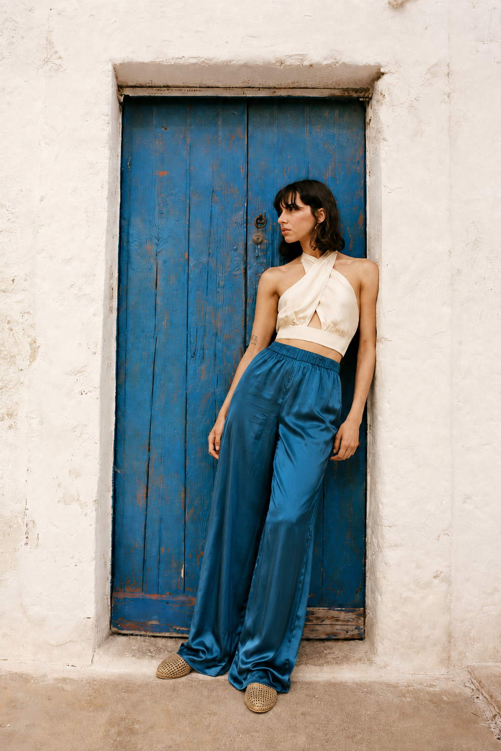 Flowing Wide-Leg Pants