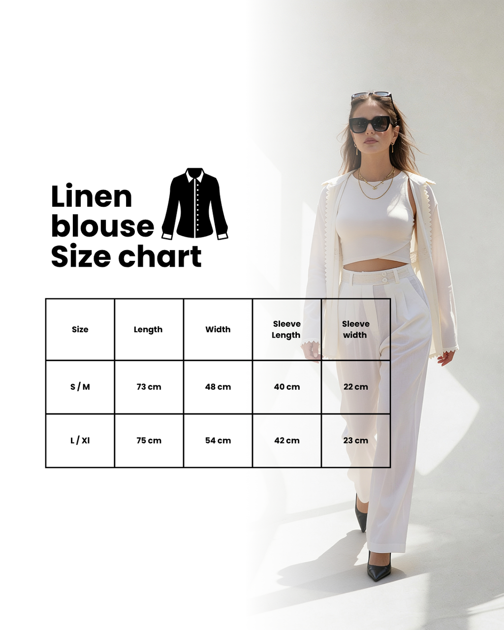 Off-White Pure Linen Blouse
