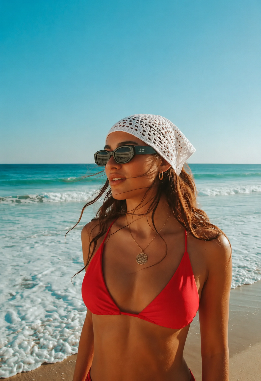 Coastal Crochet Bandana