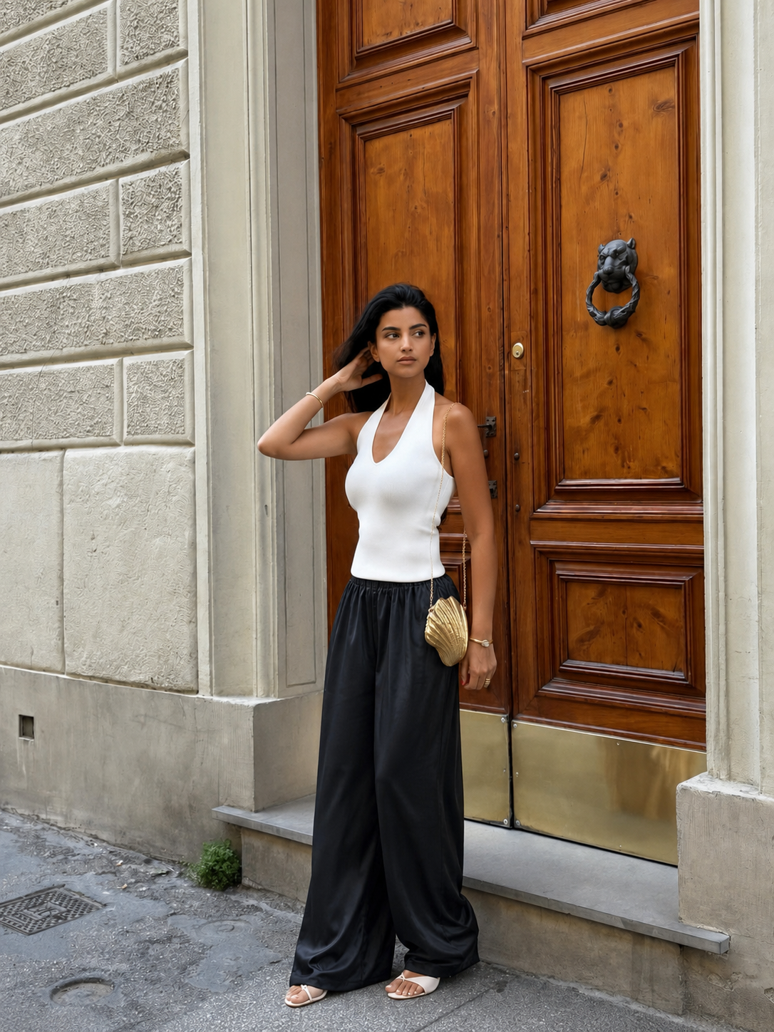 Flowing Wide-Leg Pants